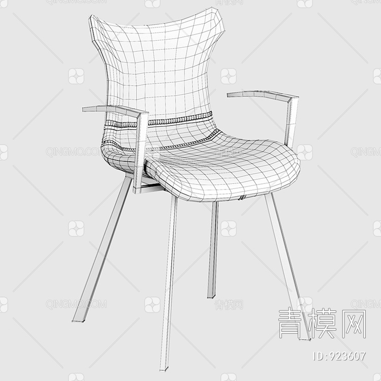 单椅3D模型下载【ID:923607】