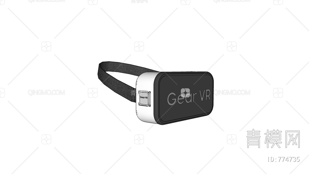 头戴式VR眼镜SU模型下载【ID:774735】