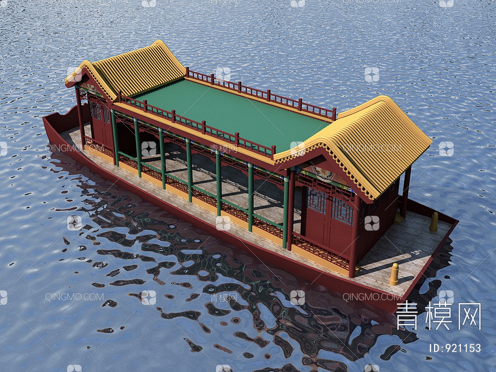 观光船3D模型下载【ID:921153】