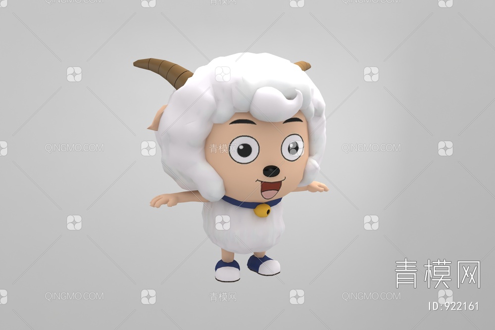 喜羊羊3D模型下载【ID:922161】