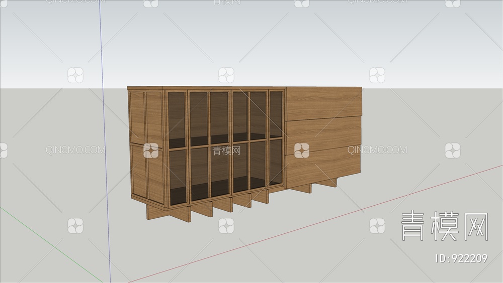 柜子SU模型下载【ID:922209】