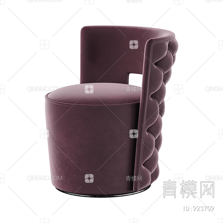 梳妆椅3D模型下载【ID:923709】