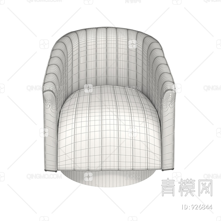 休闲椅3D模型下载【ID:926844】