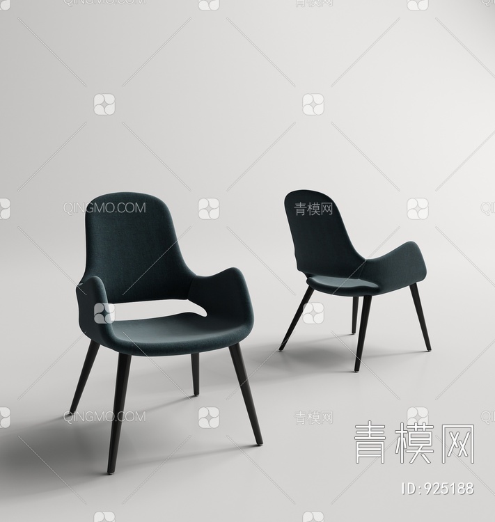 家具单人椅3D模型下载【ID:925188】