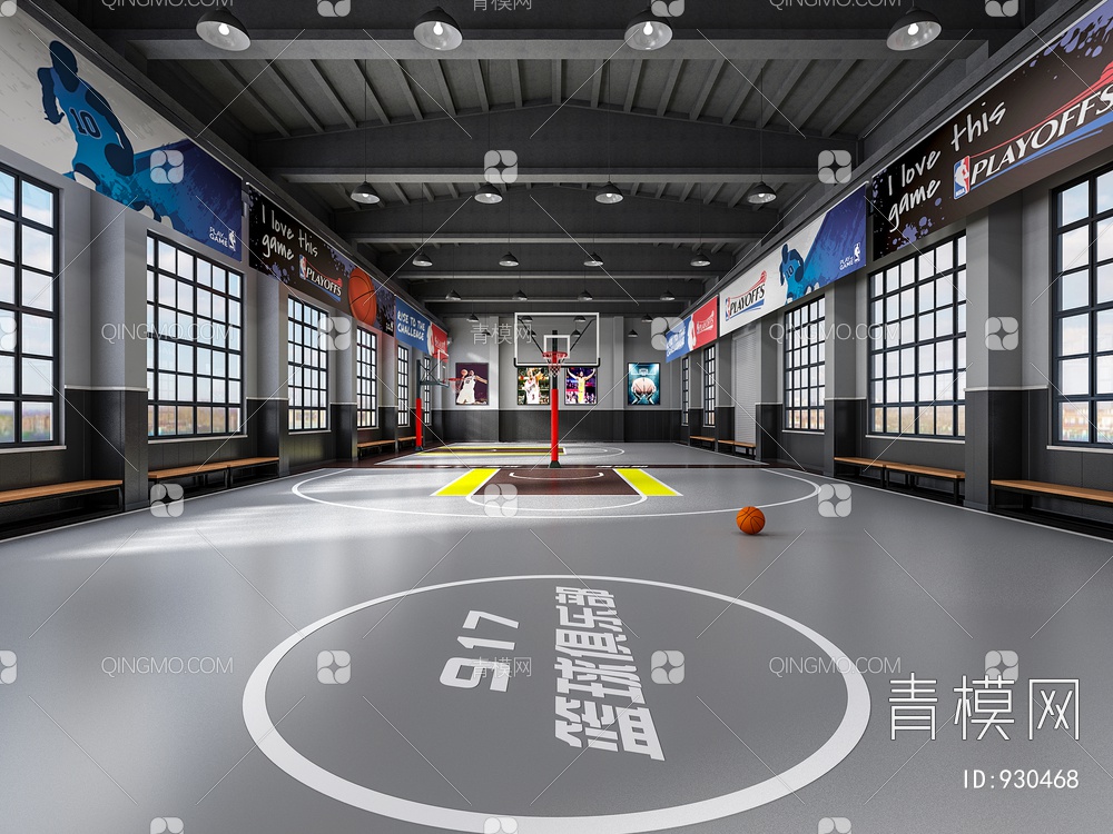 篮球场俱乐部3D模型下载【ID:930468】