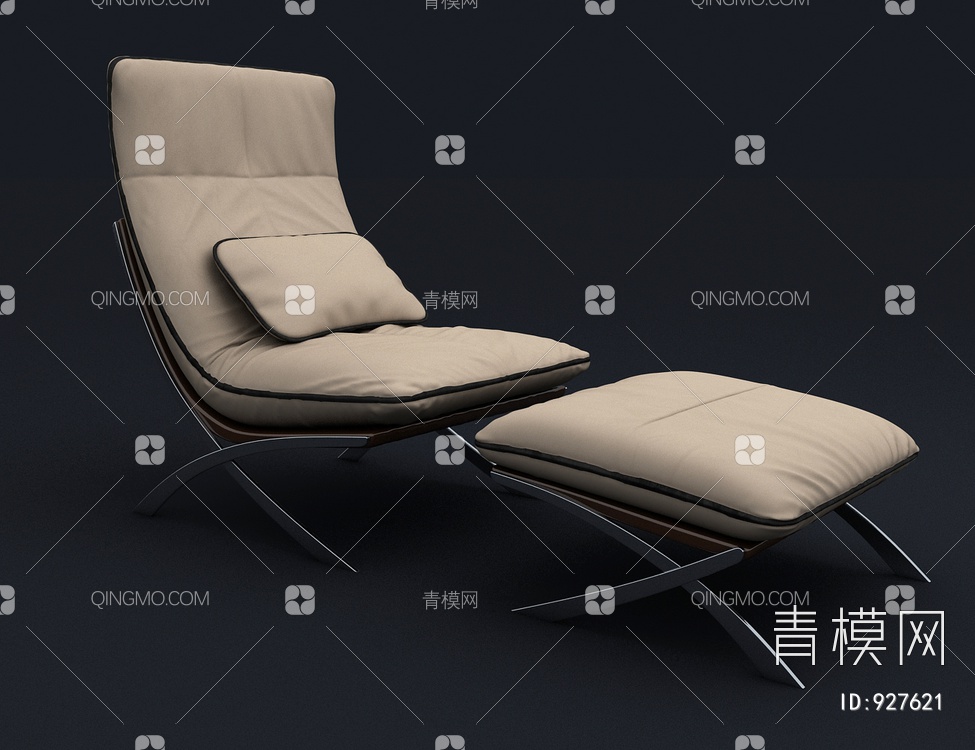 躺椅3D模型下载【ID:927621】