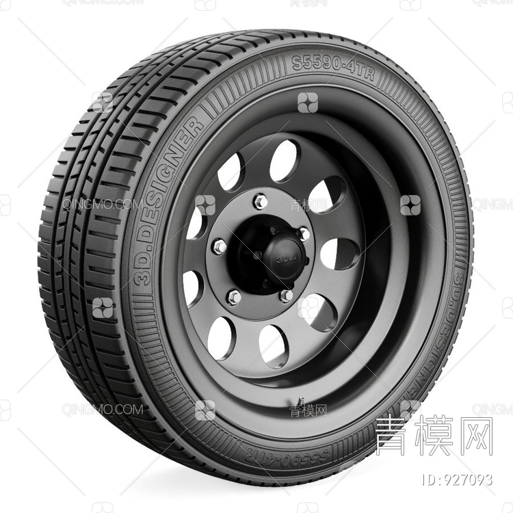 轮胎和汽车轮辋3D模型下载【ID:927093】
