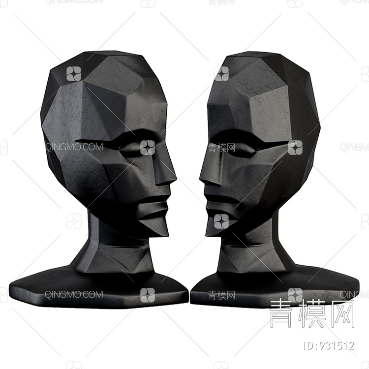 艺术人脑雕像3D模型下载【ID:931512】