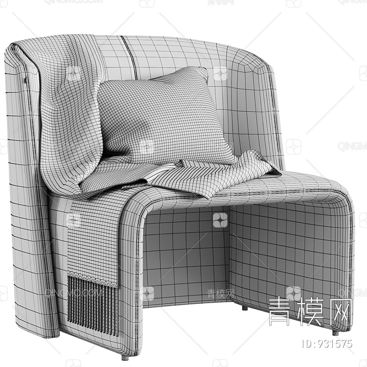 意大利LEGACY扶手椅3D模型下载【ID:931575】