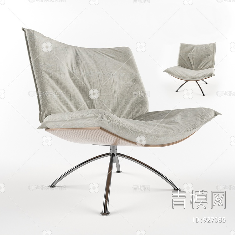 休闲椅3D模型下载【ID:927585】