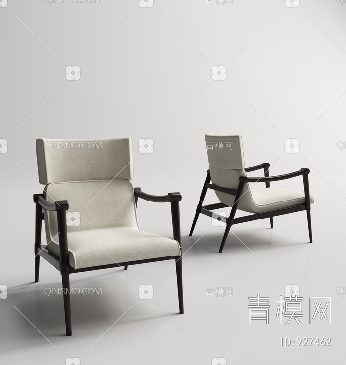 家具单人椅3D模型下载【ID:927462】