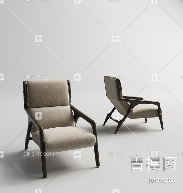 家具单人椅3D模型下载【ID:927465】