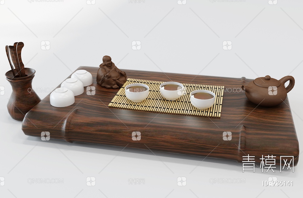 茶具组合3D模型下载【ID:936141】