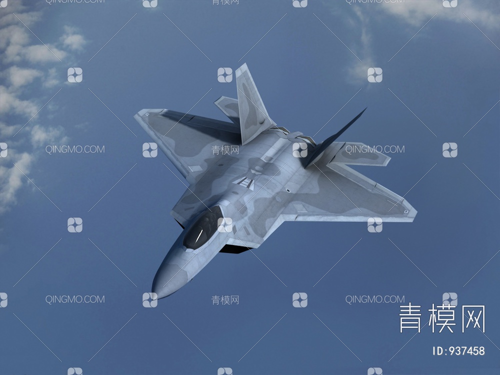 歼 飞机3D模型下载【ID:937458】