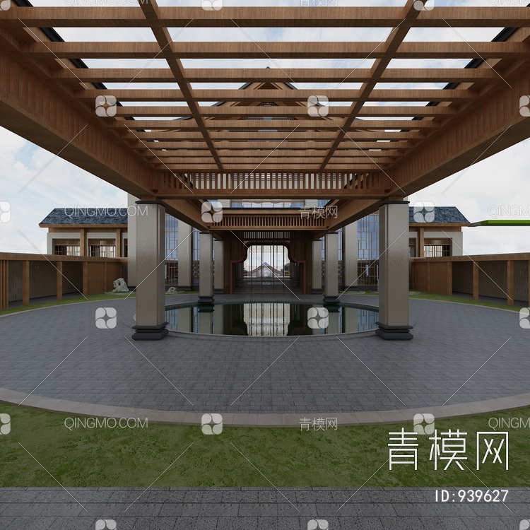 建筑外观3D模型下载【ID:939627】