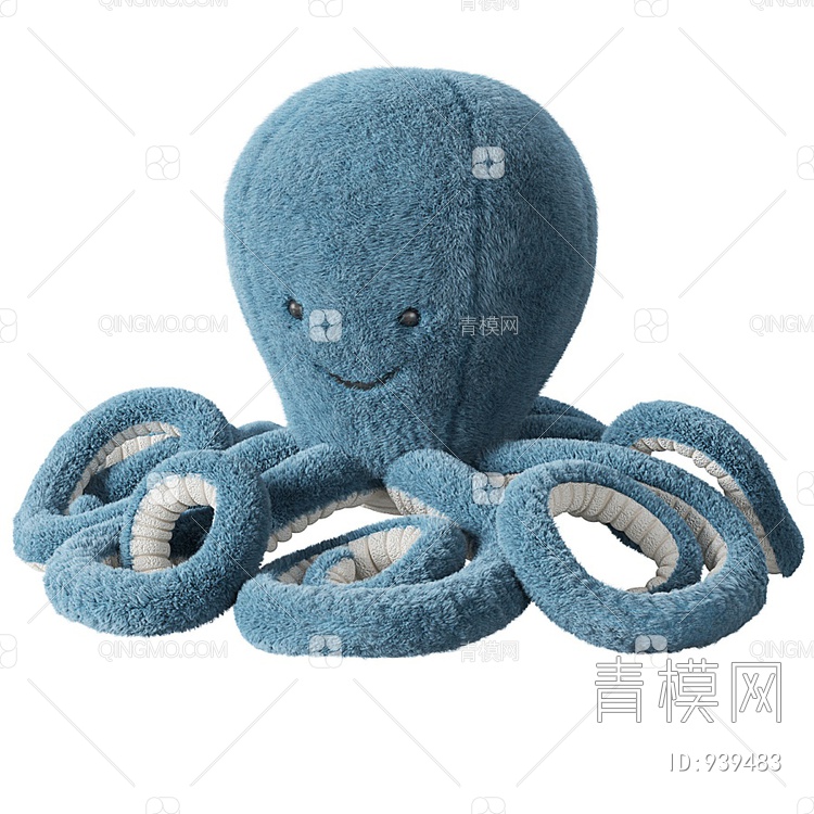 章鱼玩具,SU模型下载【ID:939483】