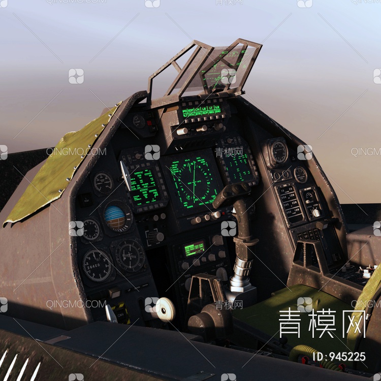 F117隐身战斗轰炸机3D模型下载【ID:945225】