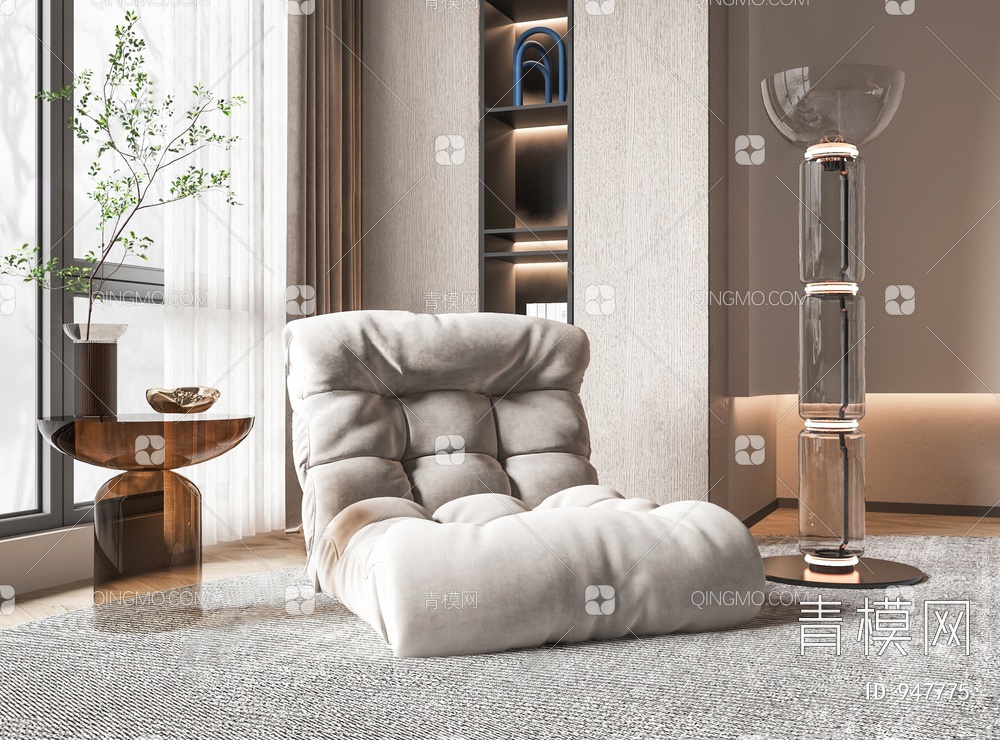 懒人沙发3D模型下载【ID:947775】