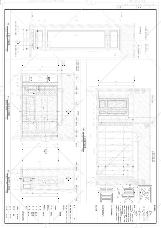 莆田七层别墅CAD装修施工图+效果图【ID:947247】