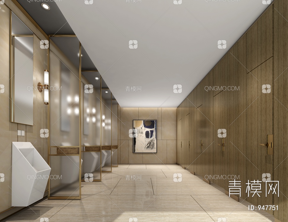 酒店卫生间3D模型下载【ID:947751】