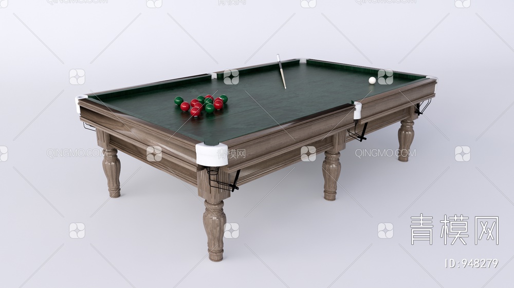 台球桌 桌球SU模型下载【ID:948279】