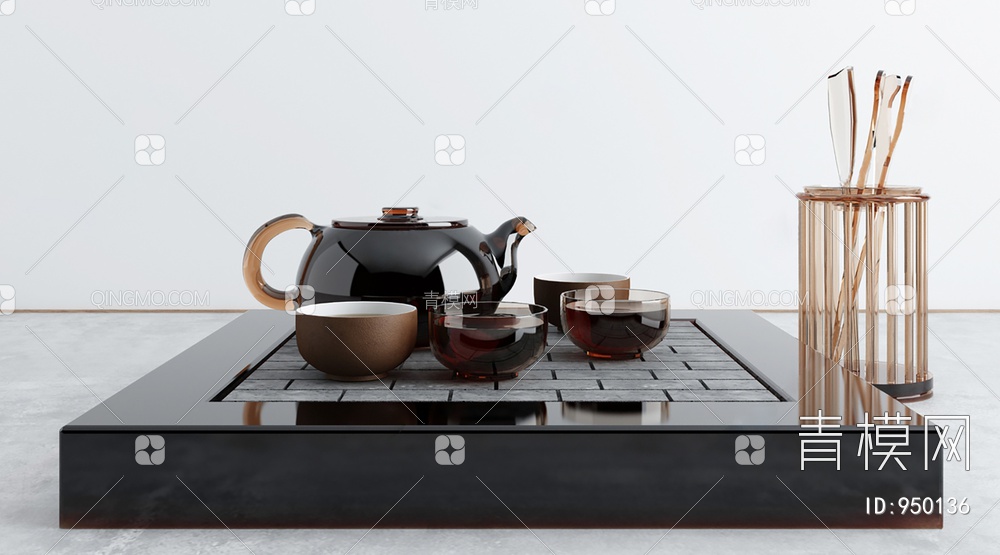 茶具3D模型下载【ID:950136】