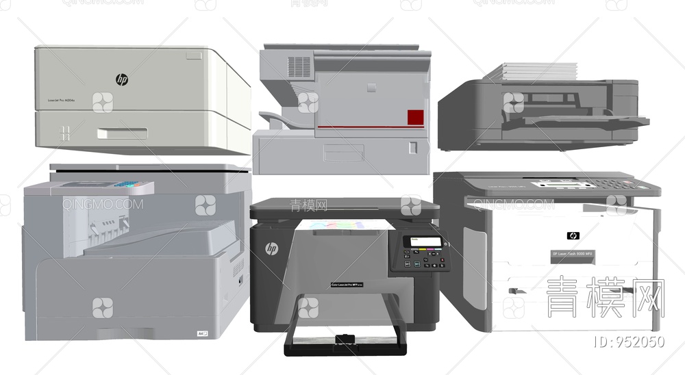 打印机SU模型下载【ID:952050】