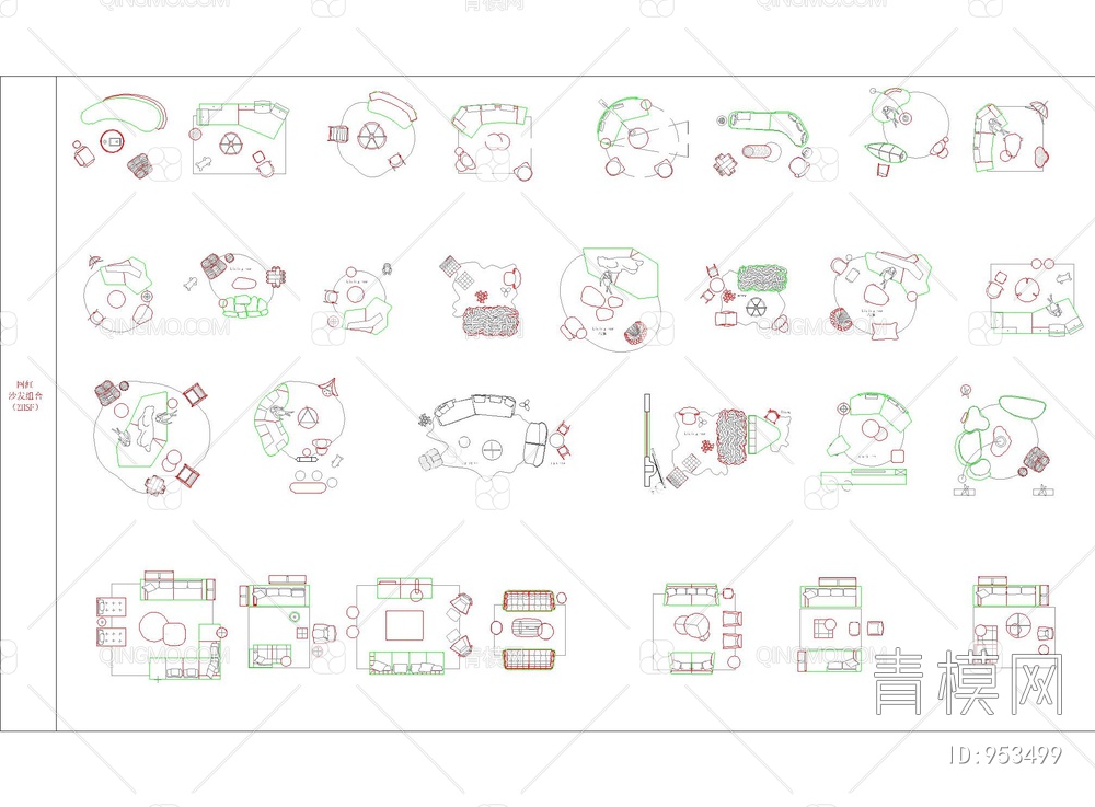 2022网红高端家具cad图库【ID:953499】