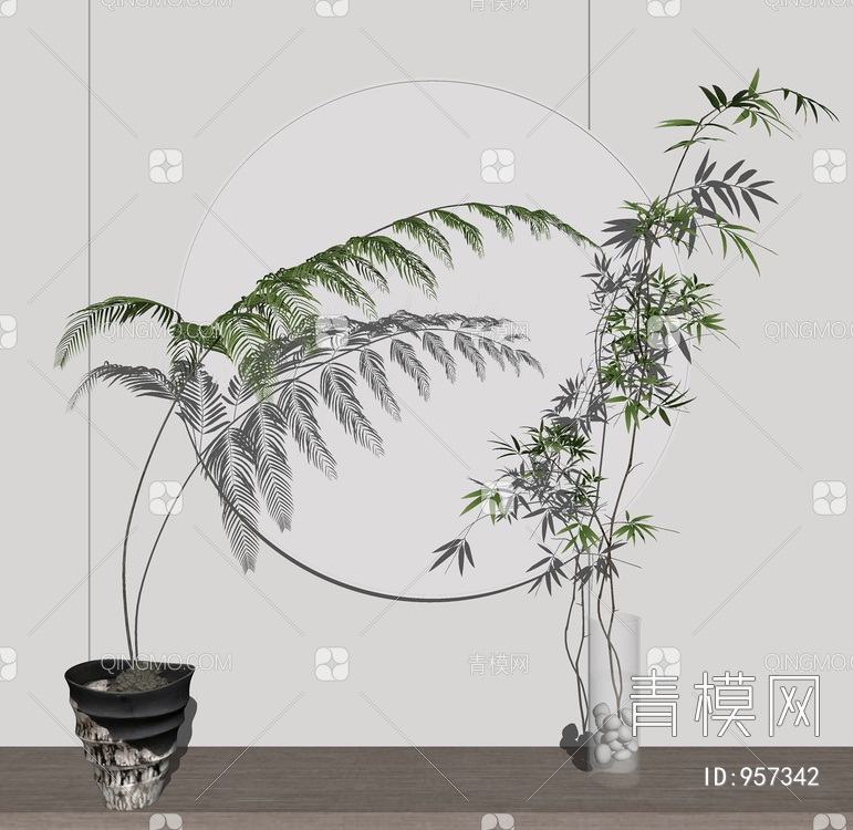 水生植物SU模型下载【ID:957342】