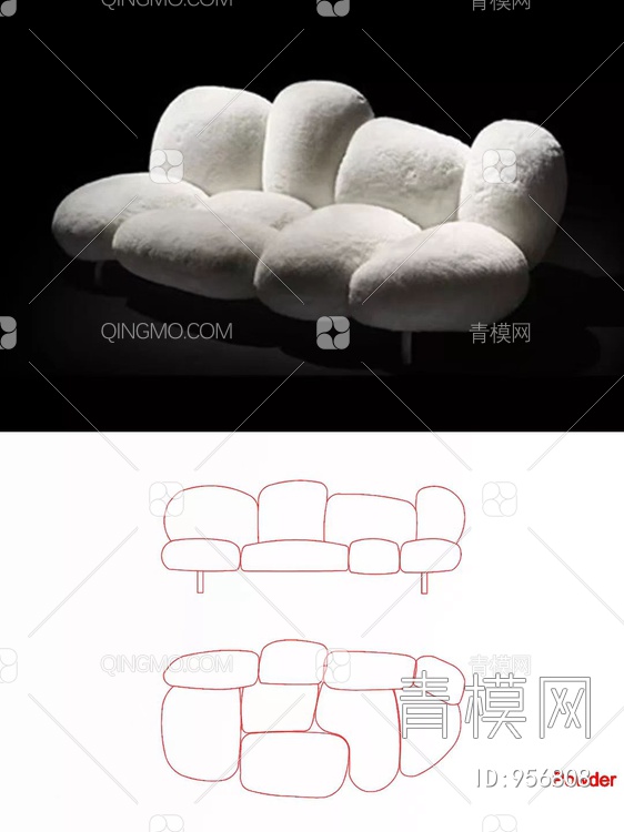 2022最新网红高端家具CAD图库【ID:956808】