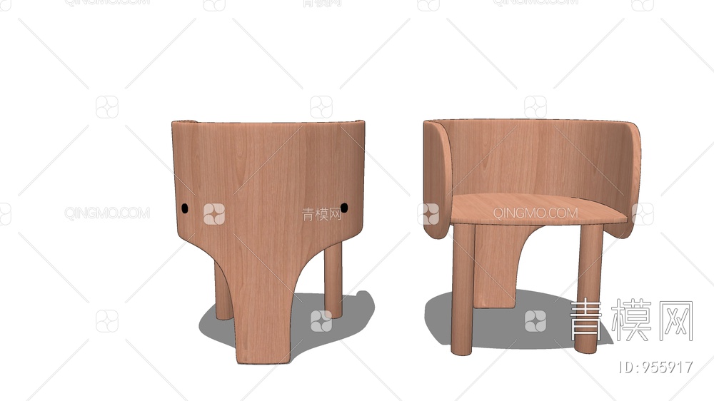 儿童单椅,SU模型下载【ID:955917】