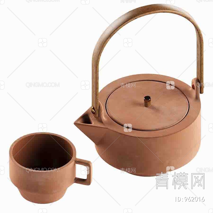 Skagerak 茶壶 茶杯3D模型下载【ID:962016】