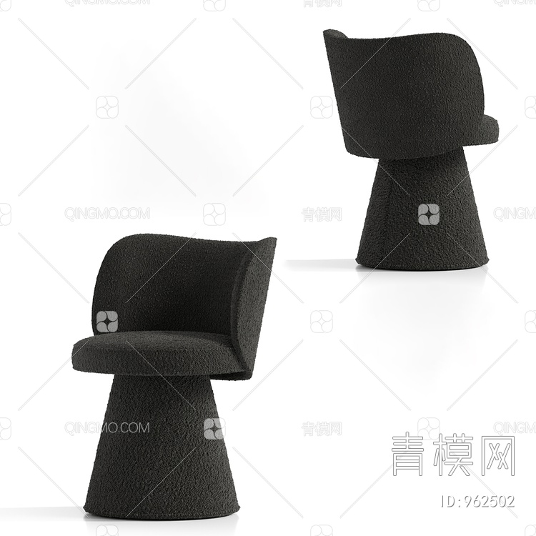 bino home系列休闲单椅3D模型下载【ID:962502】