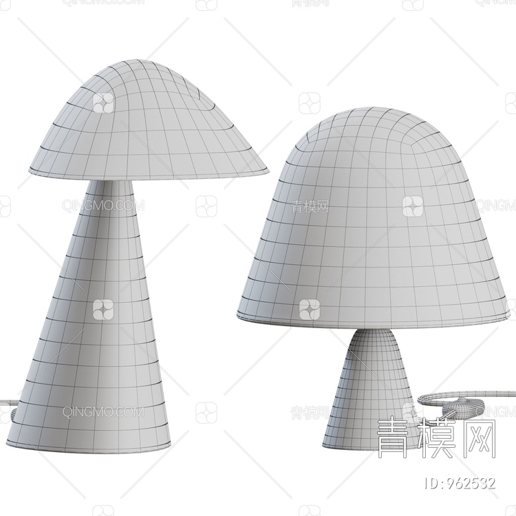 蘑菇台灯3D模型下载【ID:962532】