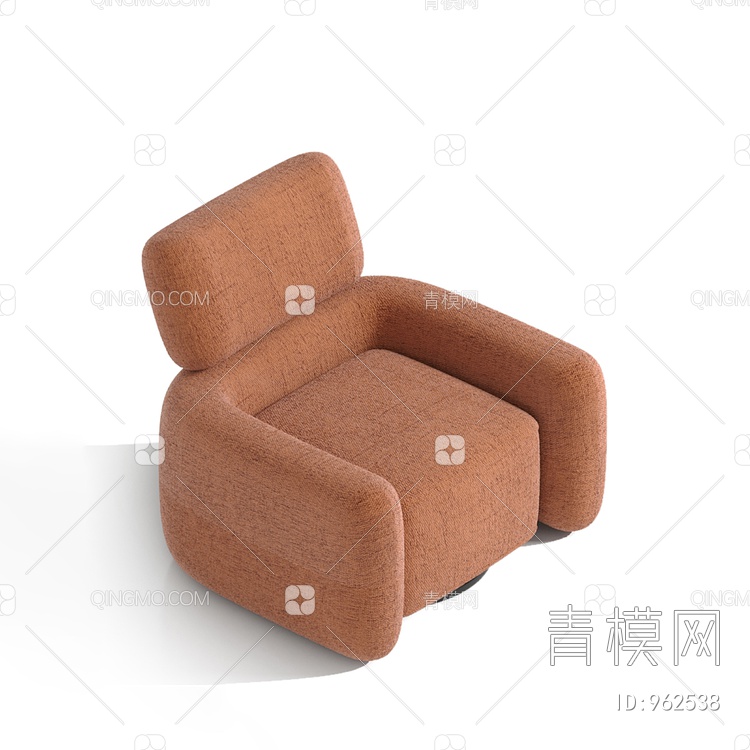 VOLUME休闲单椅3D模型下载【ID:962538】
