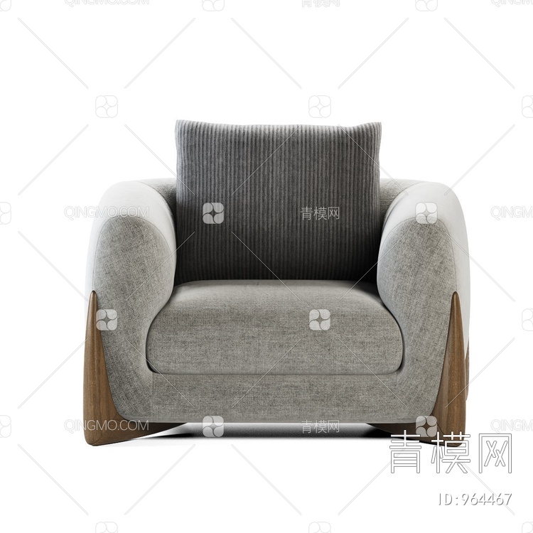 Porada 休闲单椅3D模型下载【ID:964467】