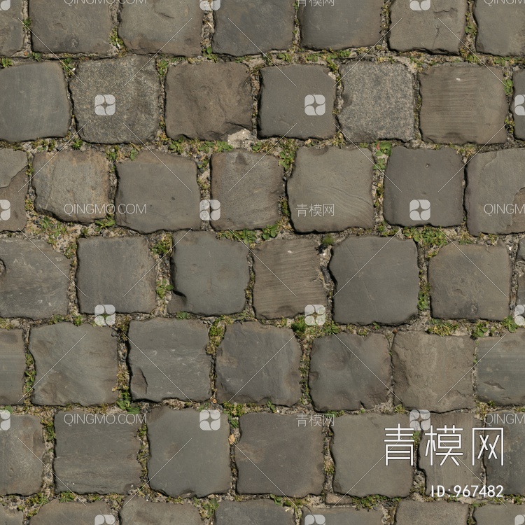 户外石材地砖 广场砖贴图下载【ID:967482】