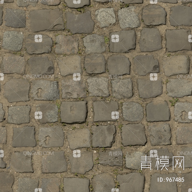 户外石材地砖 广场砖贴图下载【ID:967485】