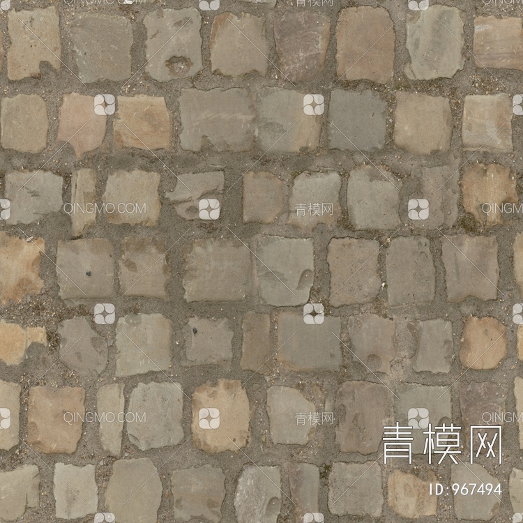 户外石材地砖 广场砖贴图下载【ID:967494】