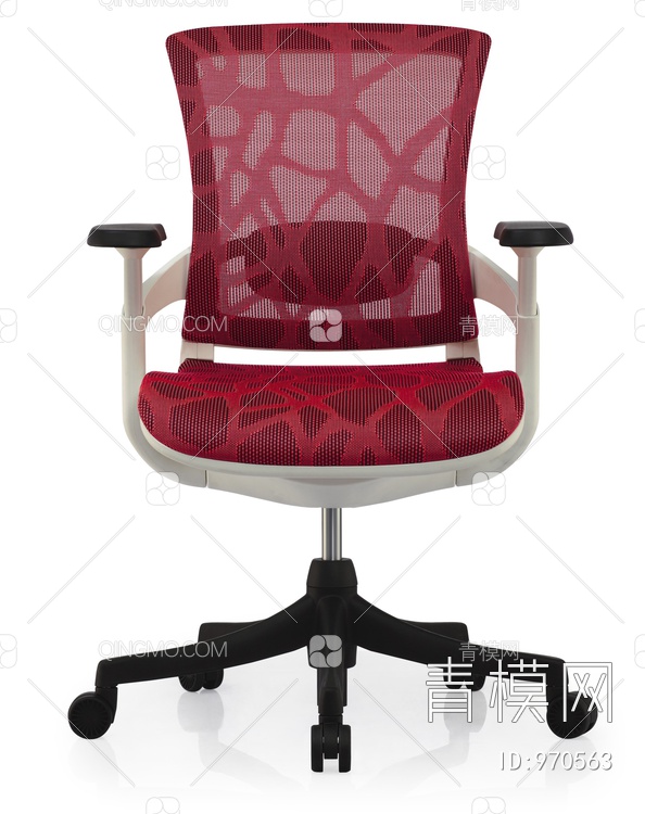 职员椅 电脑椅 转椅3D模型下载【ID:970563】