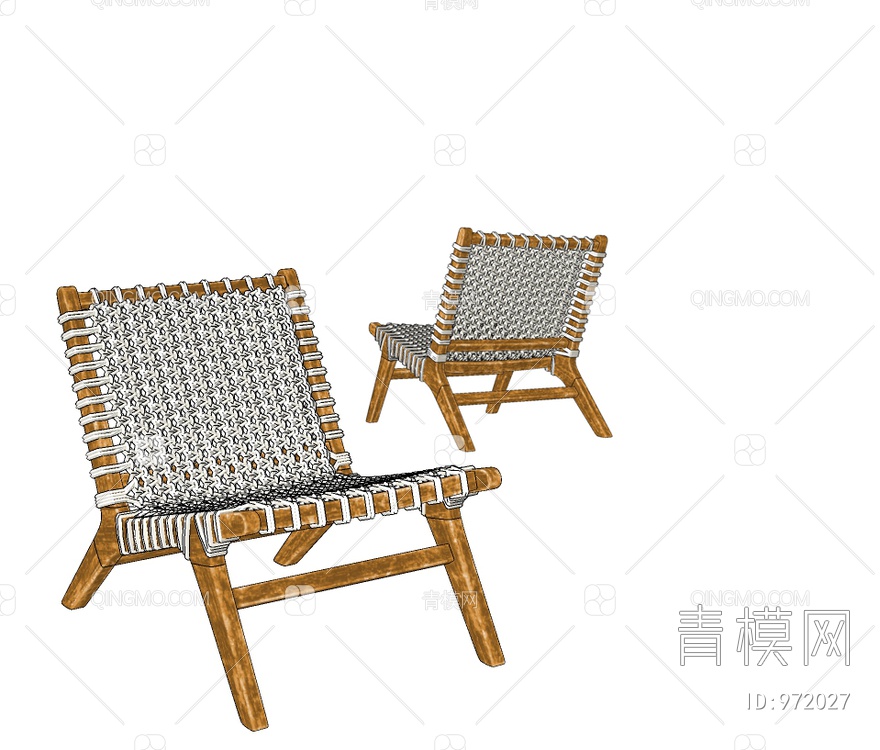 编织单椅SU模型下载【ID:972027】