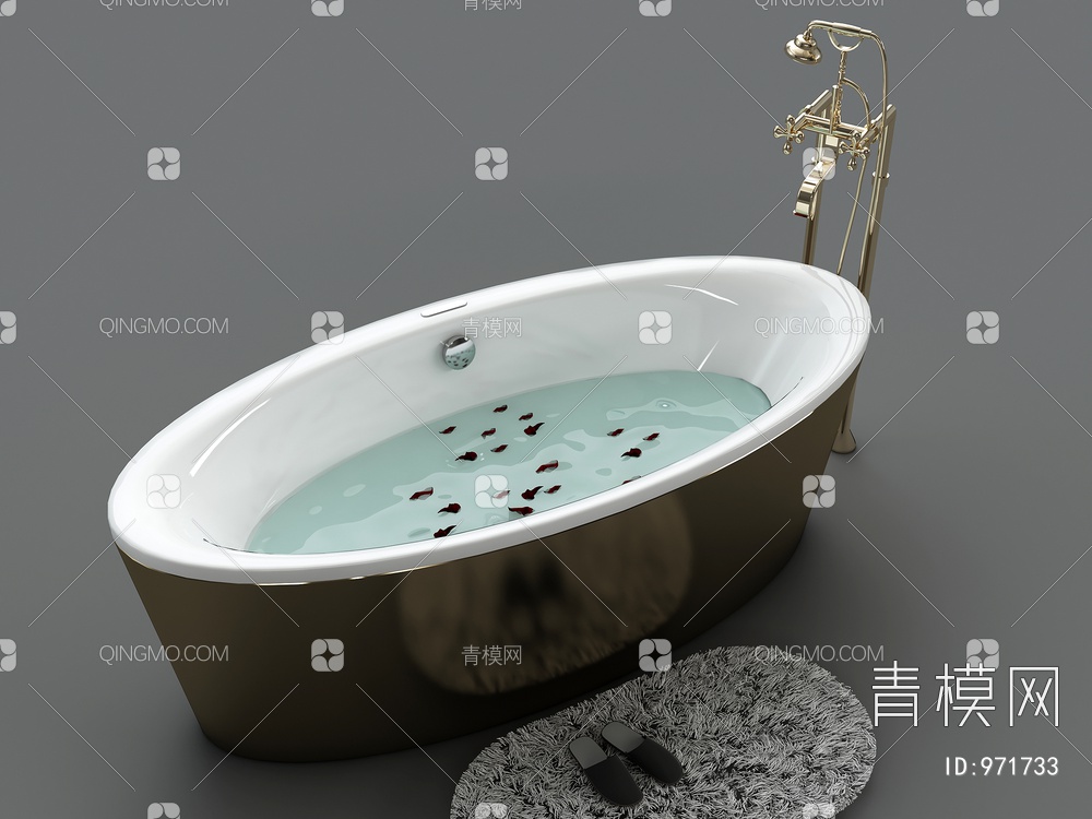 浴缸3D模型下载【ID:971733】