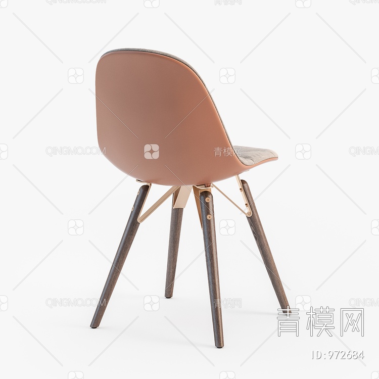 餐椅单人椅子3D模型下载【ID:972684】