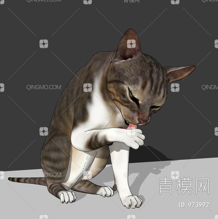 宠物,猫SU模型下载【ID:973992】