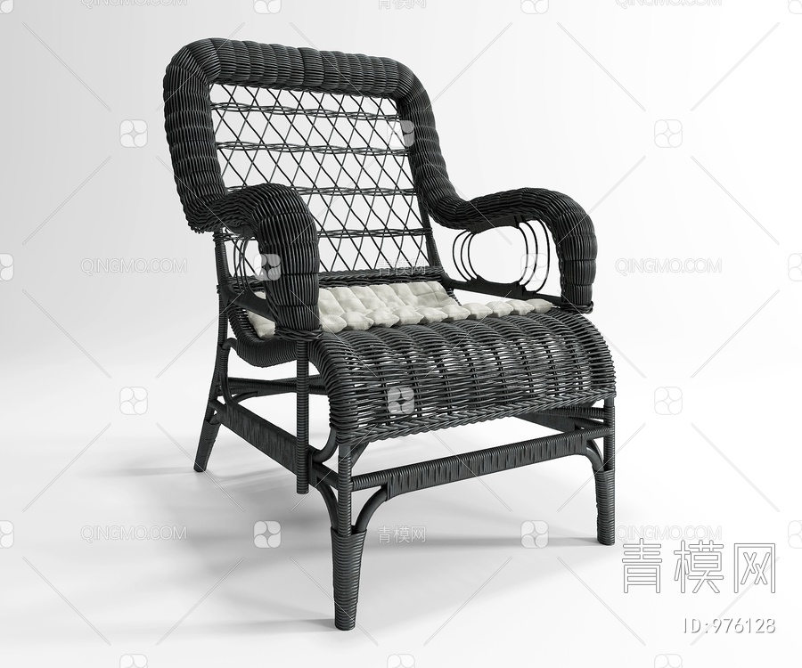 休闲椅 单人椅 扶手椅3D模型下载【ID:976128】