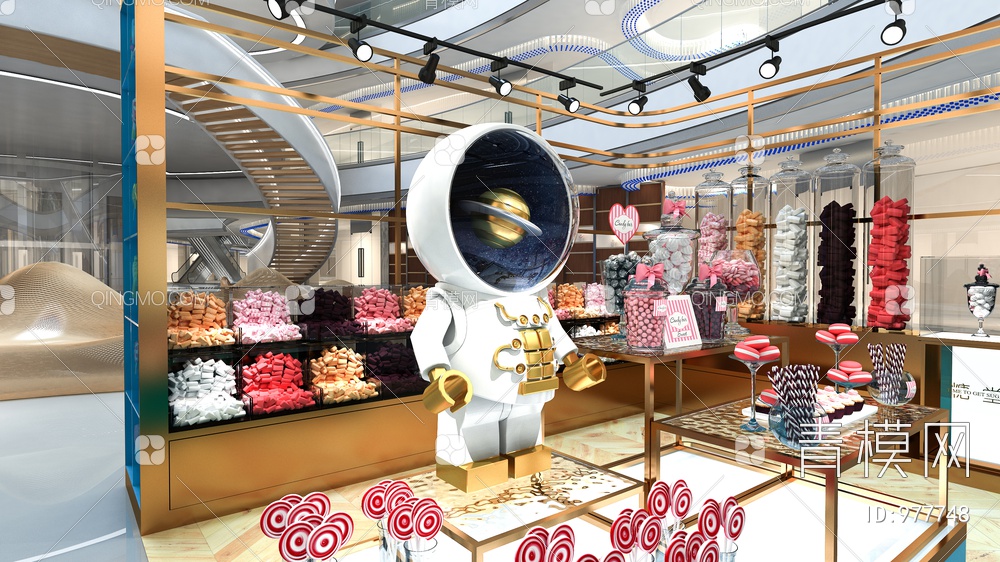 糖果零食店3D模型下载【ID:977748】