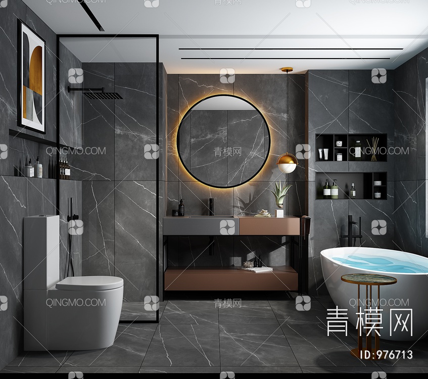 浴室3D模型下载【ID:976713】