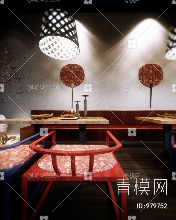 寿司餐饮店3D模型下载【ID:979752】