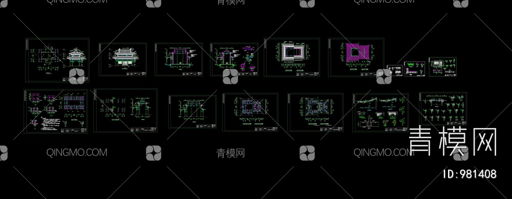 重檐殿 大殿【ID:981408】