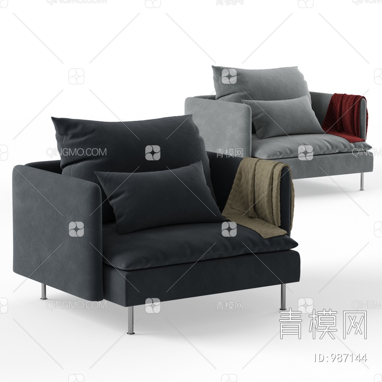 沙发3D模型下载【ID:987144】